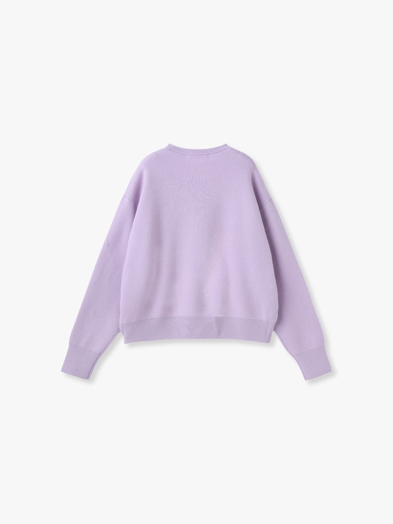 Soft Smooth Knit Pullover (lavender) | ニット 詳細画像 lavender 1