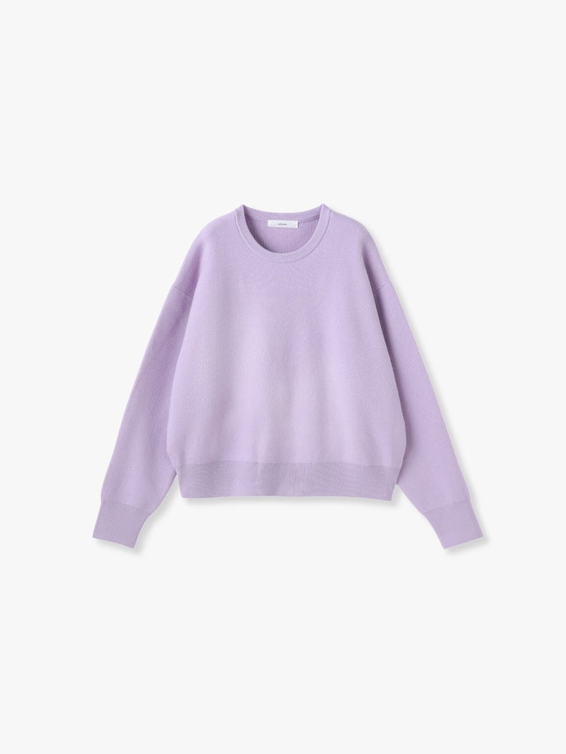 Soft Smooth Knit Pullover (lavender) | ニット 詳細画像 lavender 1