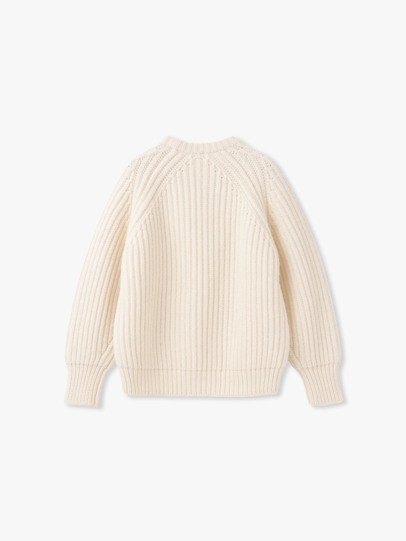 New York Low Gauge Knit Pullover 詳細画像 ivory 1