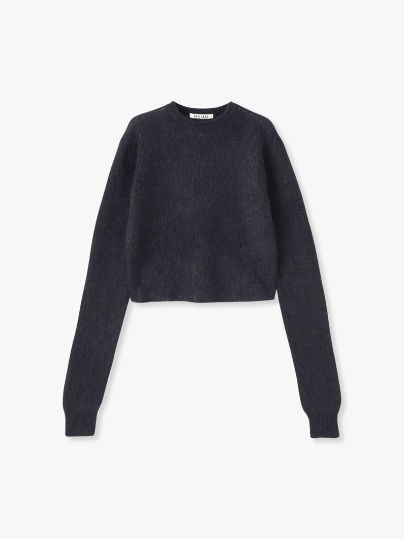 Baby Suri Alpaca Sheer Knit Pullover 詳細画像 navy 1