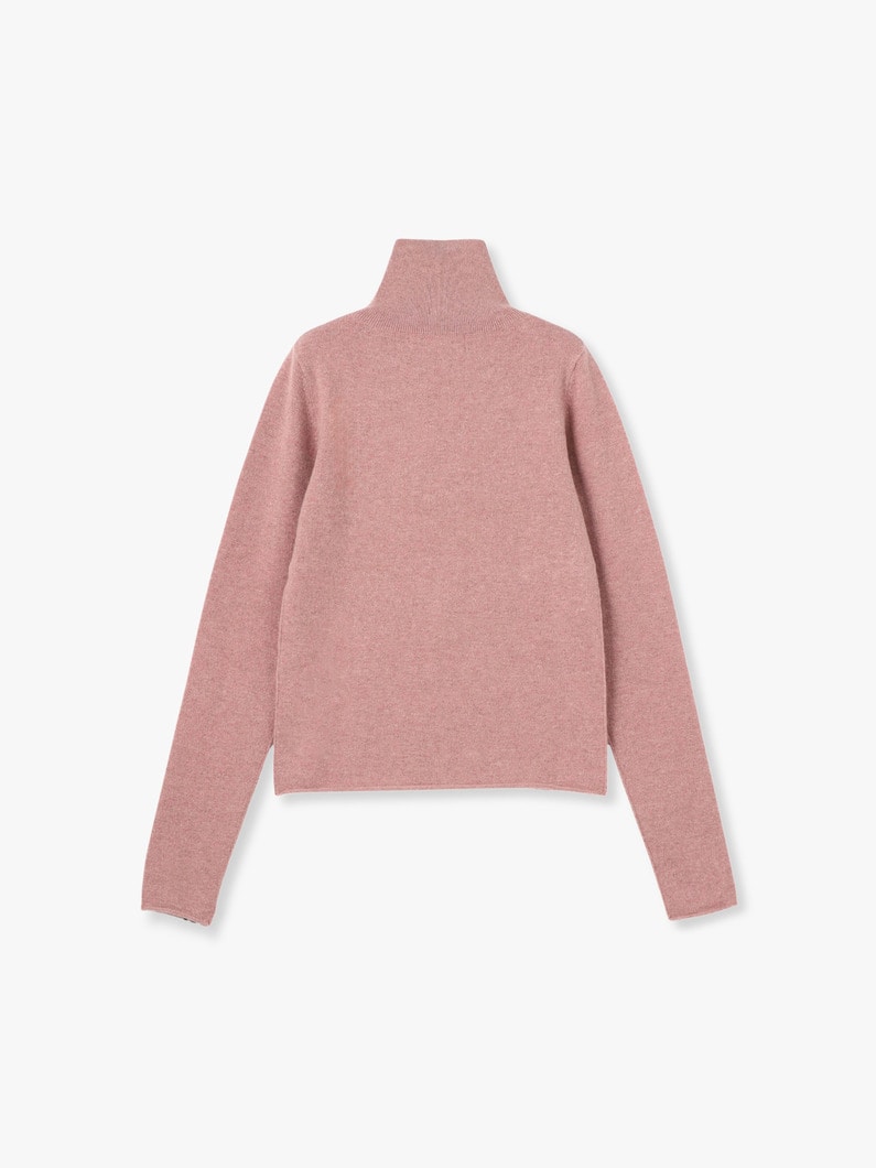 Audrey Turtle Neck Knit Pullover 詳細画像 pink 1