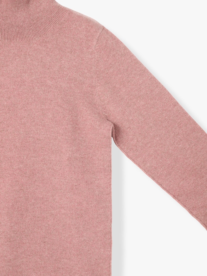 Audrey Turtle Neck Knit Pullover 詳細画像 pink 2