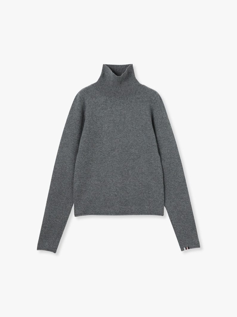 Audrey Turtle Neck Knit Pullover 詳細画像 gray