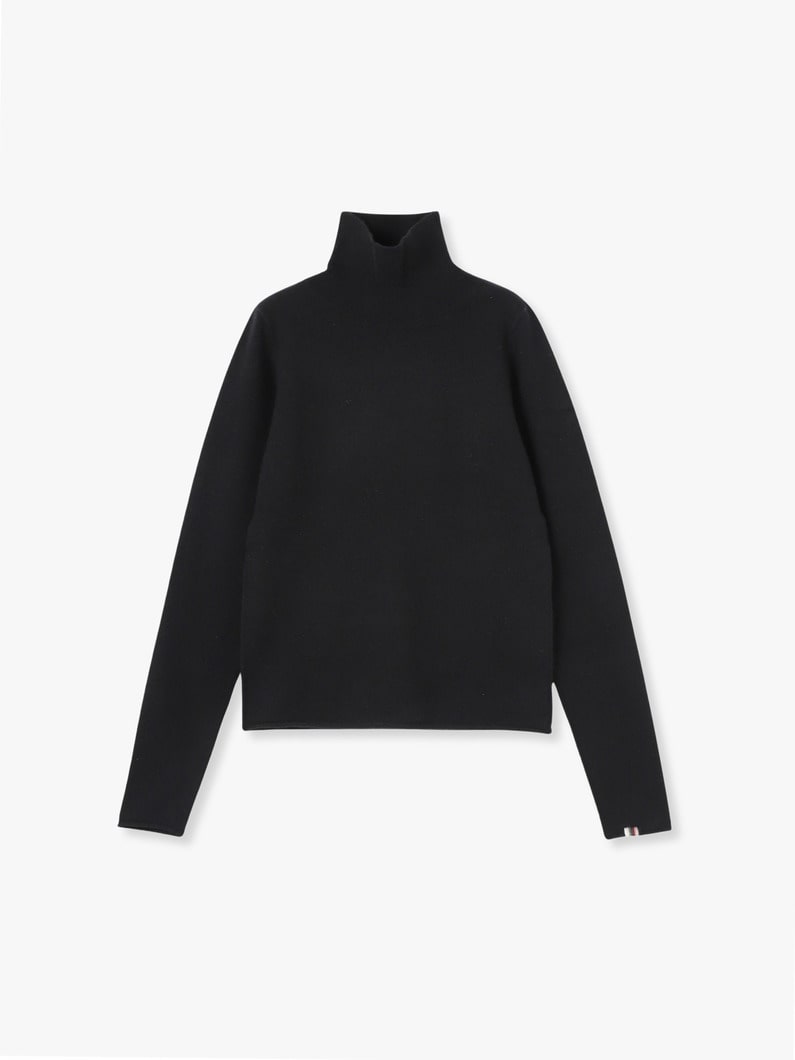 Audrey Turtle Neck Knit Pullover 詳細画像 black