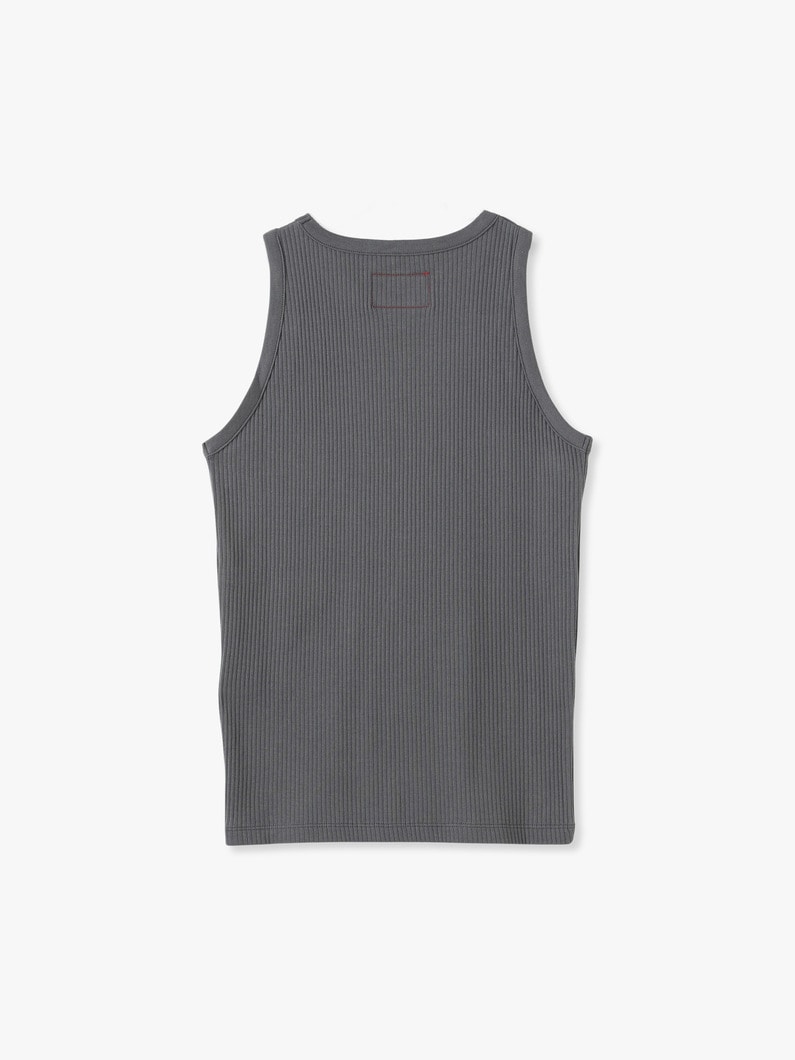 Rib Tank Top 詳細画像 charcoal gray 1