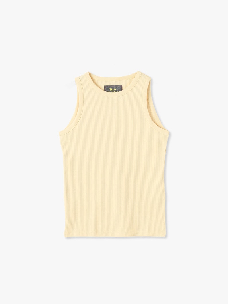 Rib Tank Top 詳細画像 light yellow 5