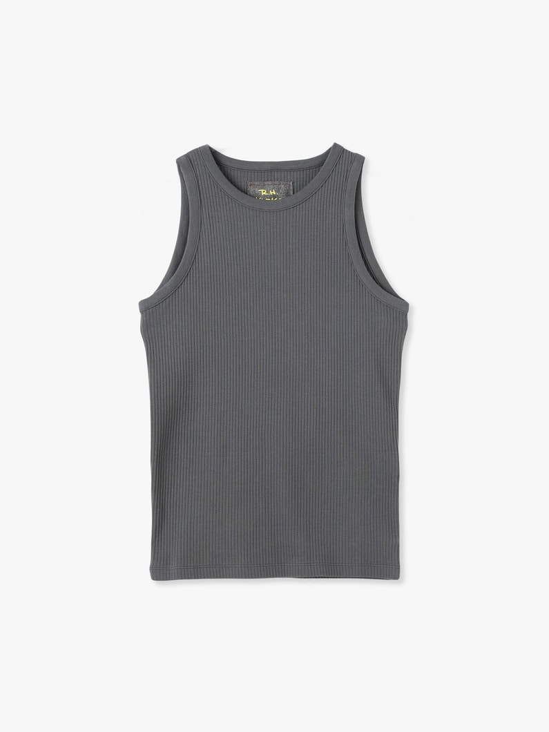 Rib Tank Top 詳細画像 charcoal gray 2