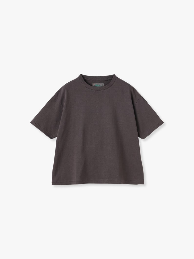 Organic Cotton Wide Tee 詳細画像 dark gray 4