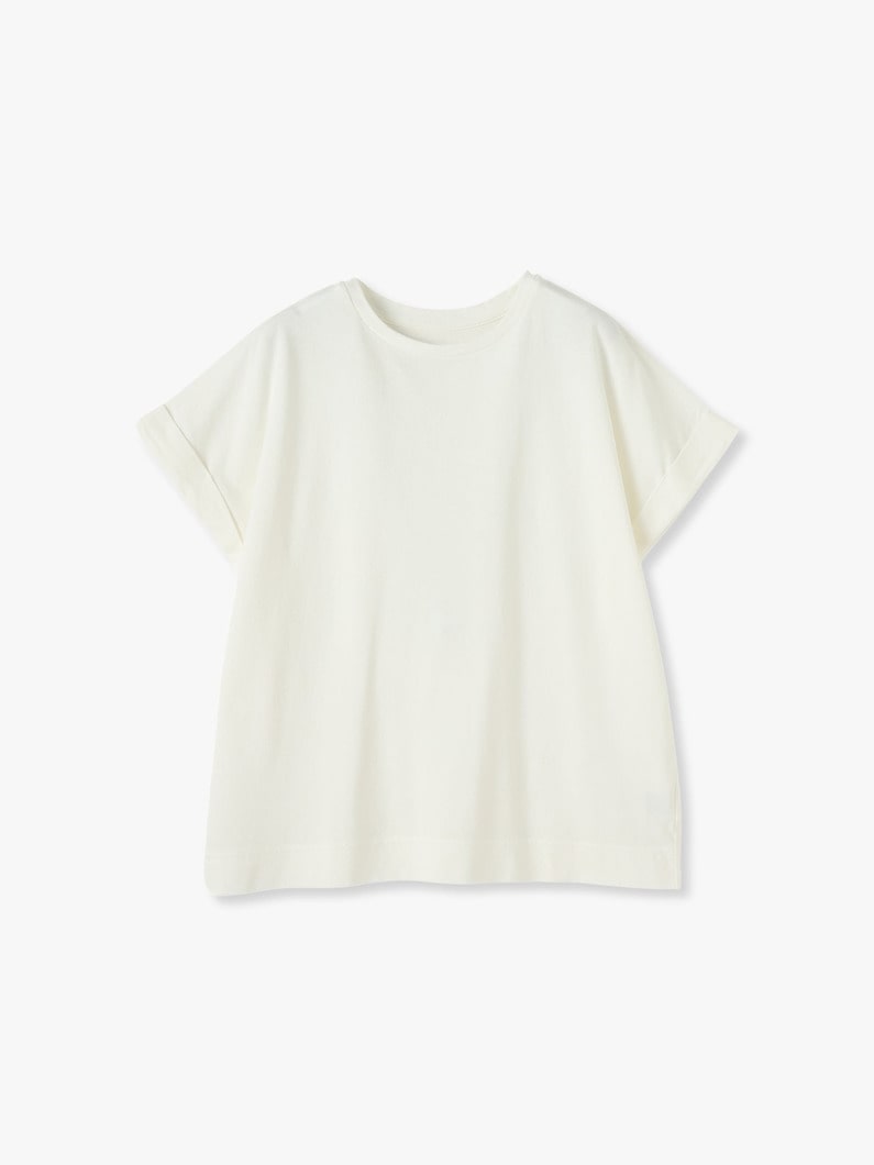 Cotton Cupro Tee 詳細画像 white 3