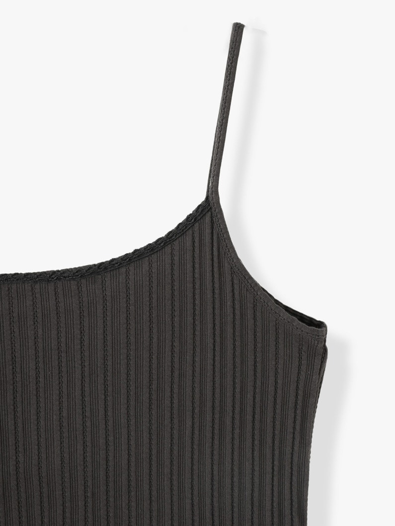 Dropneedle Camisole Top 詳細画像 charcoal gray 2