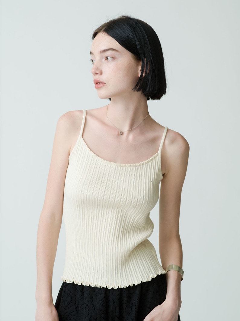 Dropneedle Camisole Top 詳細画像 ivory 1