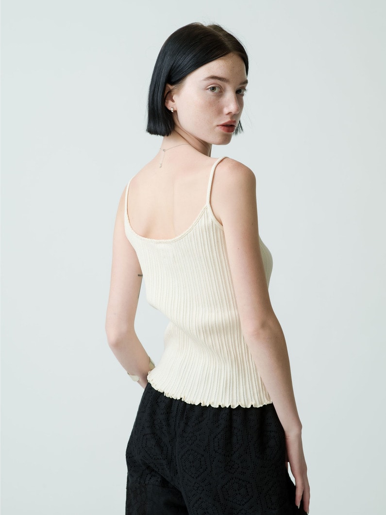 Dropneedle Camisole Top 詳細画像 ivory 3