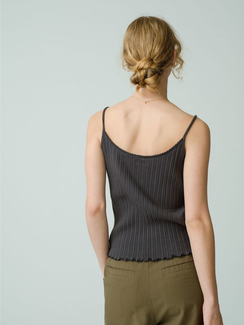 Dropneedle Camisole Top 詳細画像 charcoal gray 2