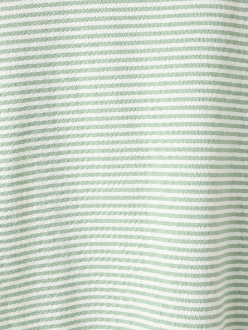 Striped Long Sleeve Big Tee 詳細画像 green 3