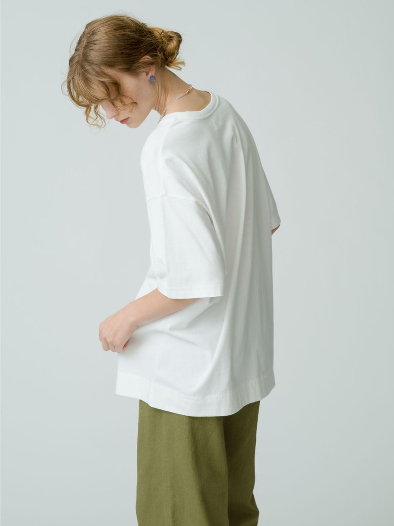 Cotton Big Tee 詳細画像 white 2