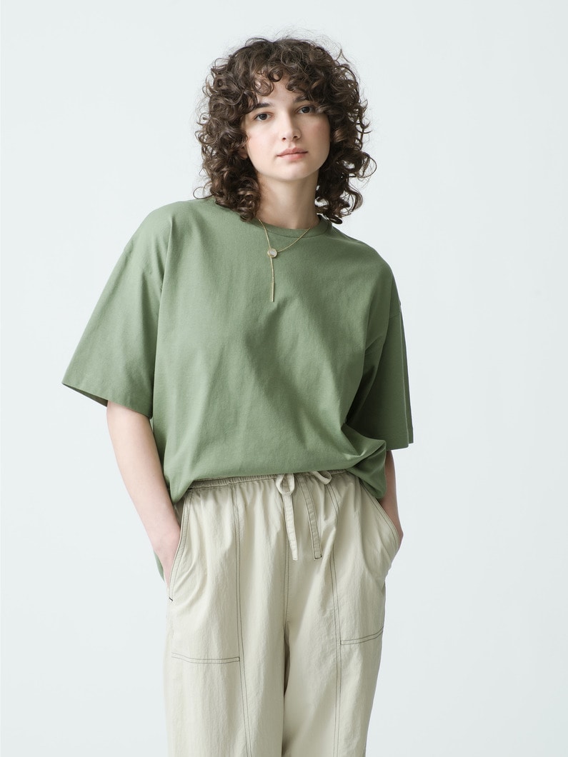 Cotton Big Tee 詳細画像 khaki 2