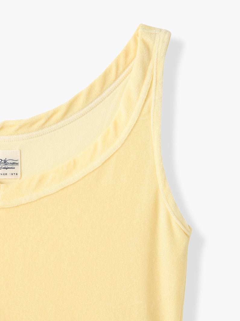 Velour Tank Top 詳細画像 yellow 2