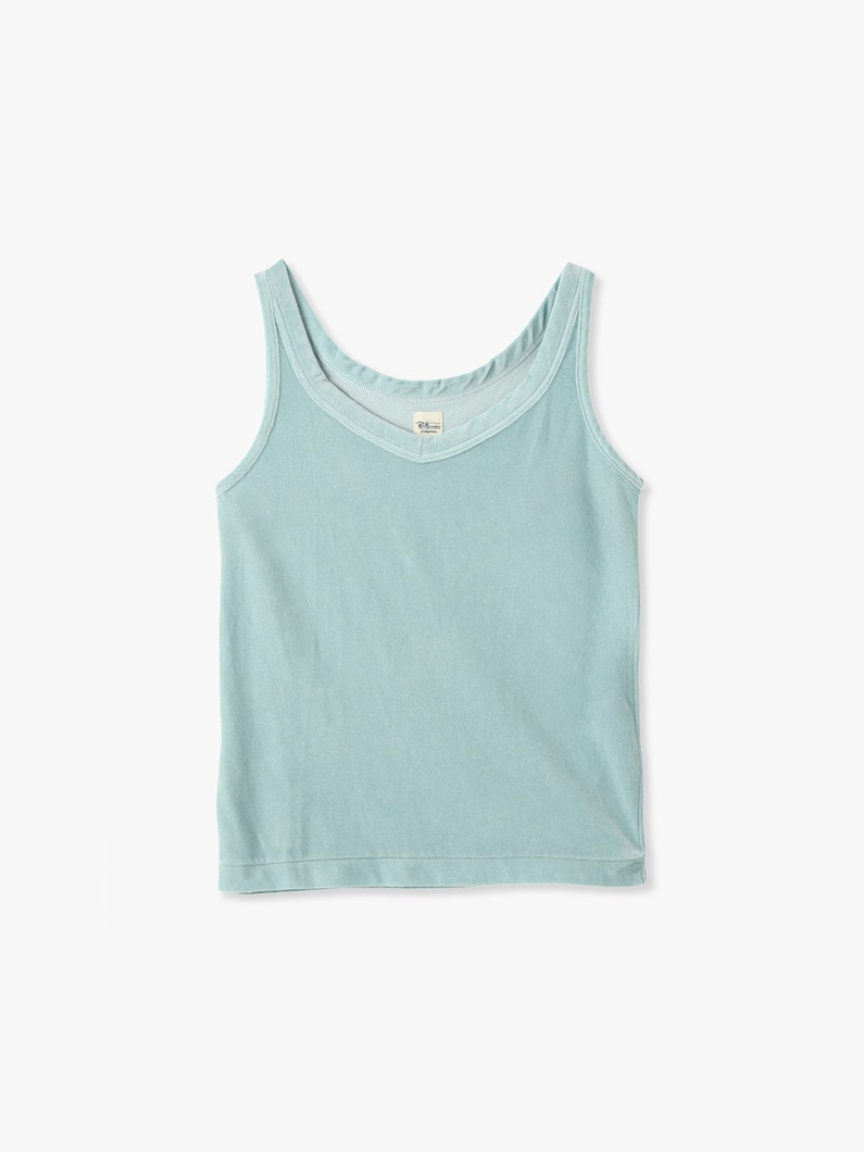 Velour Tank Top 詳細画像 mint