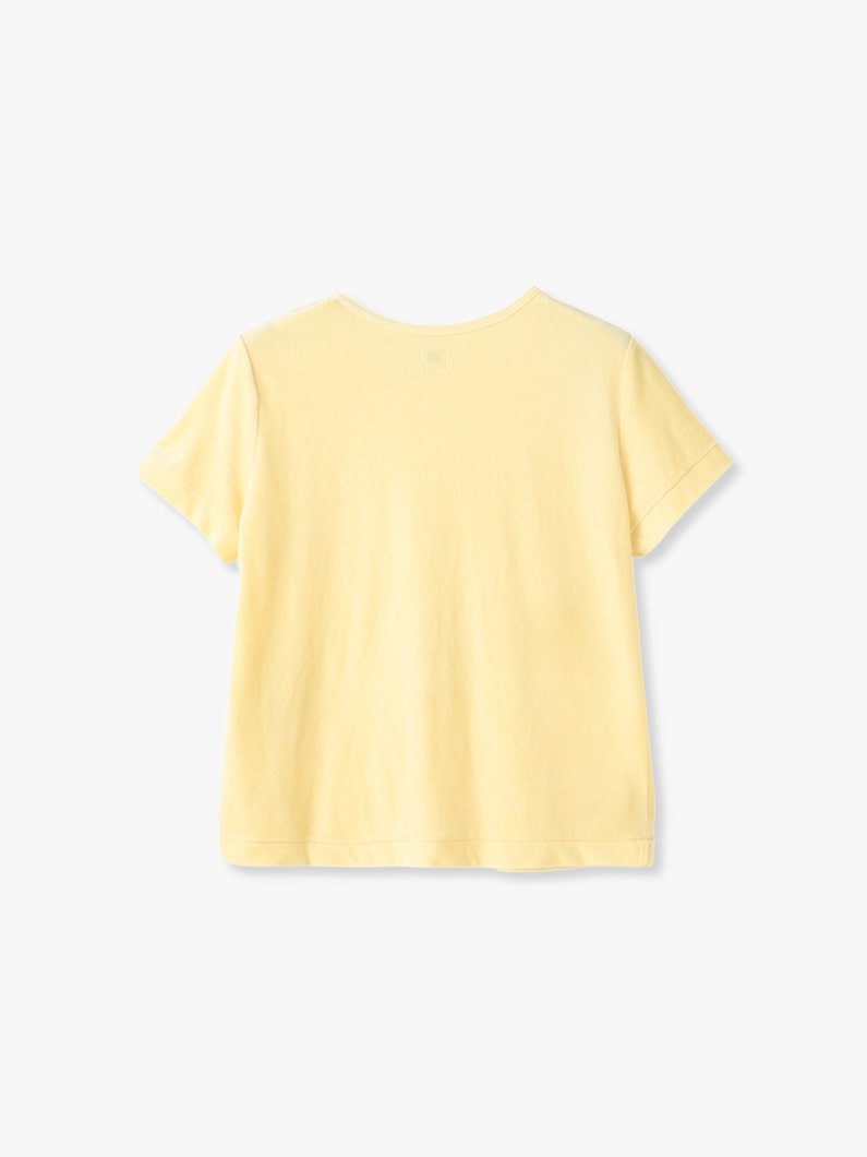 Velour Tee 詳細画像 yellow 1