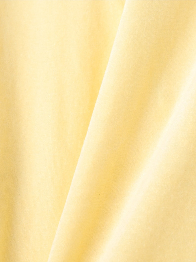 Velour Tee 詳細画像 yellow 3