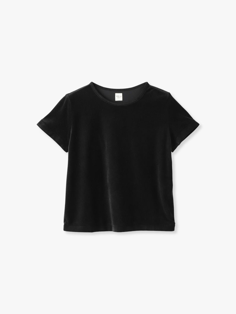 Velour Tee 詳細画像 black