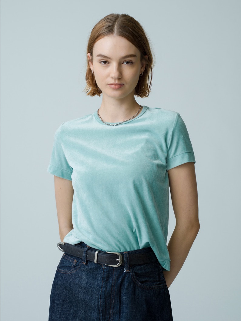 Velour Tee 詳細画像 mint 1