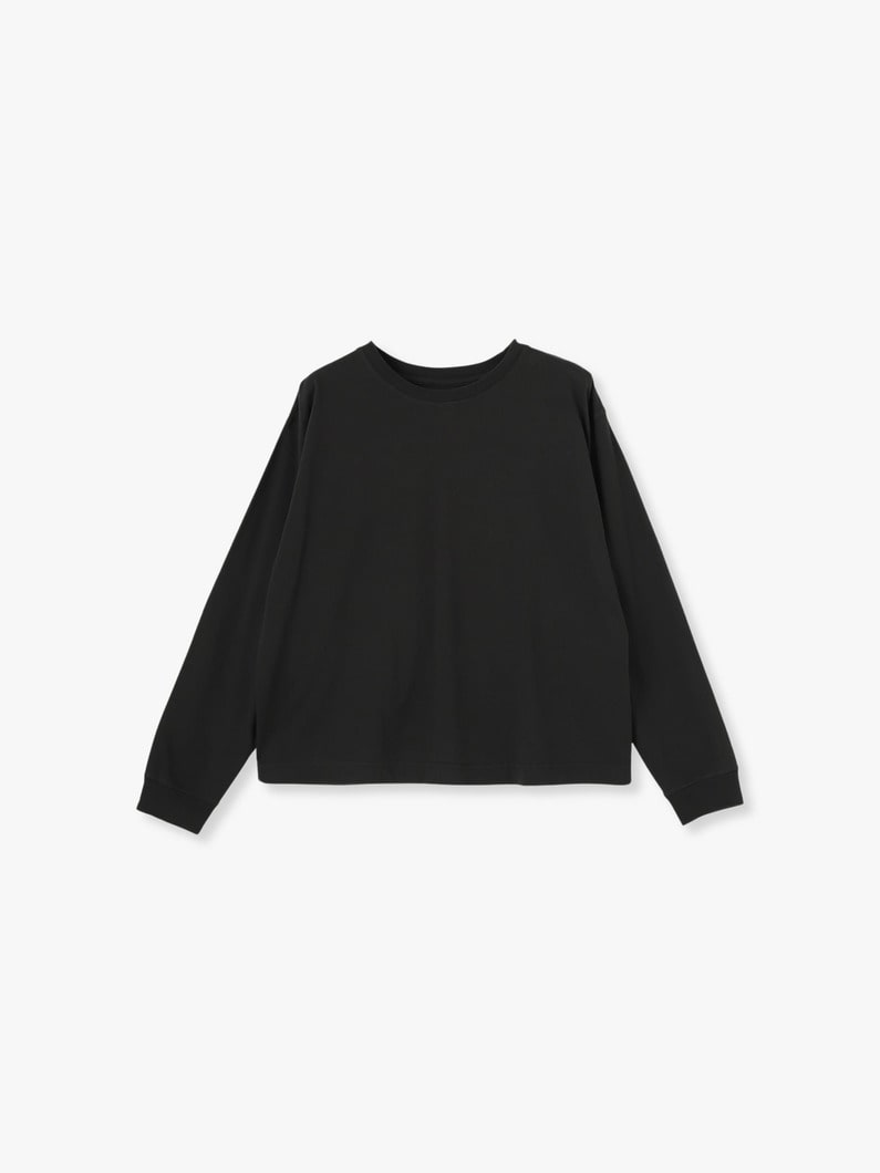 Organic Cotton Long Sleeve Tee 詳細画像 black 4