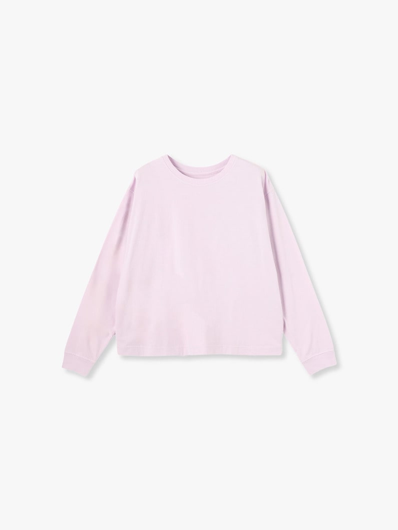 Organic Cotton Long Sleeve Tee 詳細画像 lavender 3