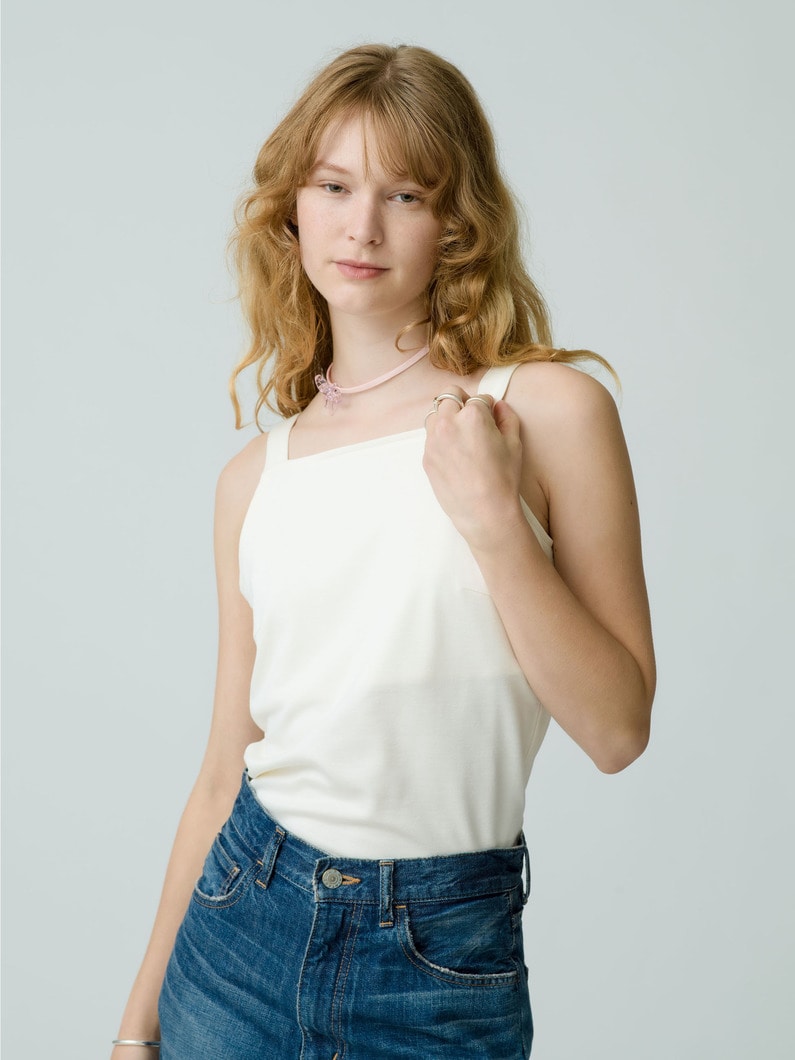 Bib Camisole Top 詳細画像 ivory