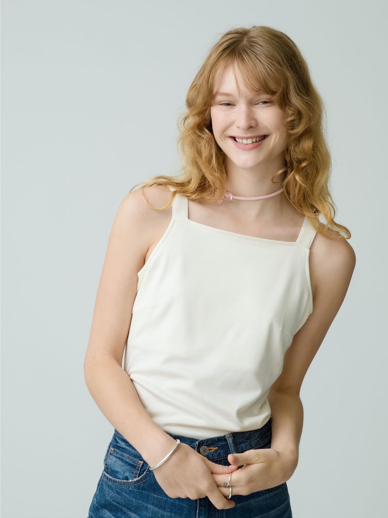 Bib Camisole Top 詳細画像 ivory 2