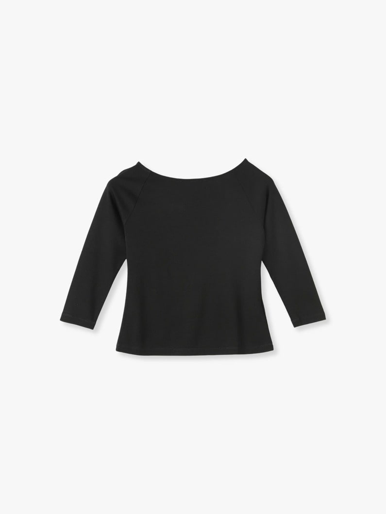 Boat Neck Top 詳細画像 black 3