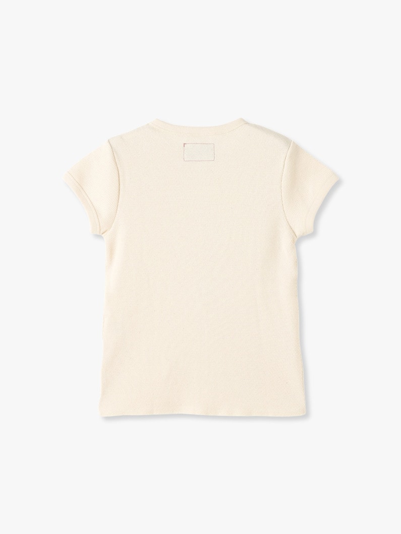 Saisei Honeycomb Tee 詳細画像 ivory 1