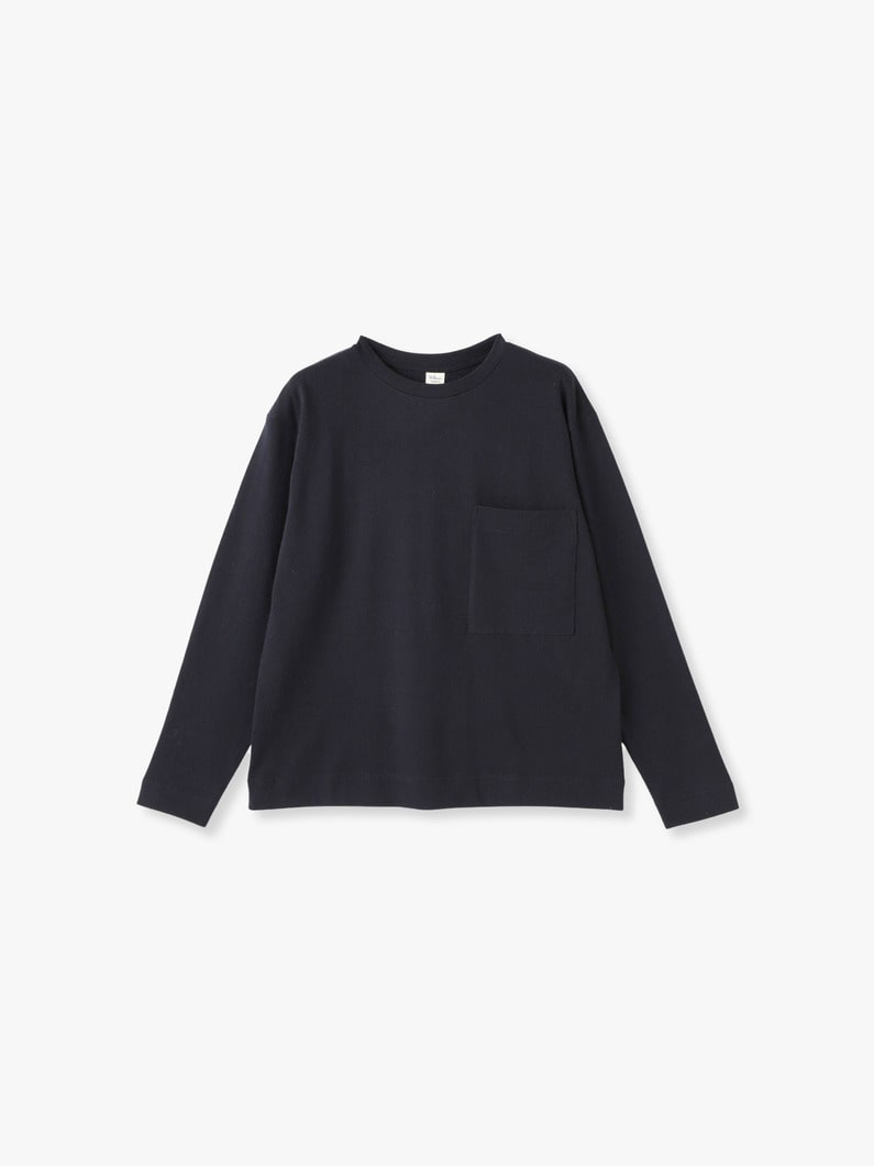 Wool Tubular Long Sleeve Tee 詳細画像 navy 1