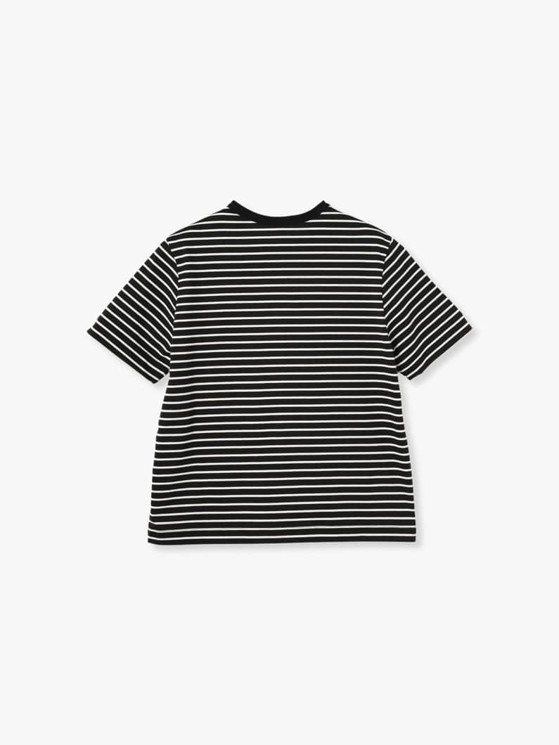 Organic Cotton Striped Tee 詳細画像 ivory 1