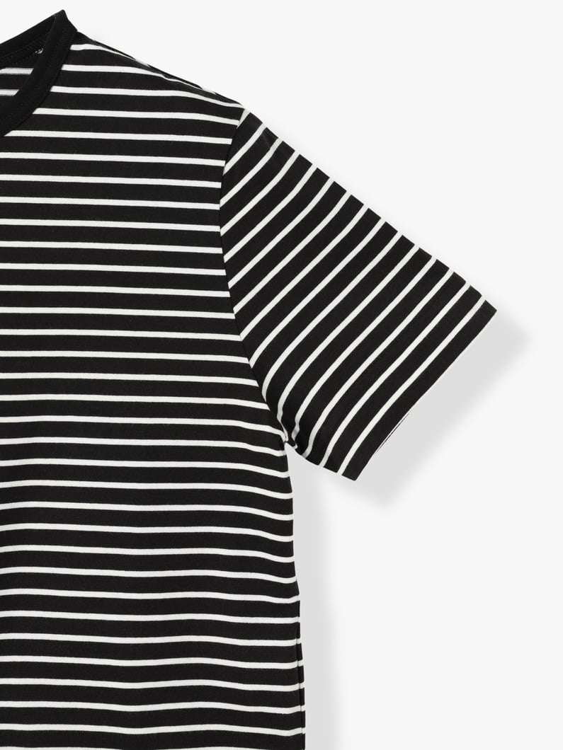 Organic Cotton Striped Tee 詳細画像 ivory 2