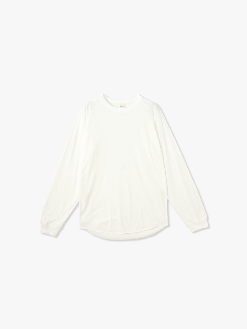 Sheer Long Sleeve Tee 詳細画像 white 4