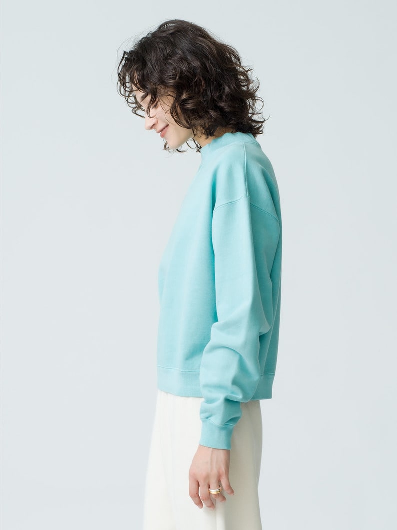 Mock Neck Sweat Shirt 詳細画像 blue 2