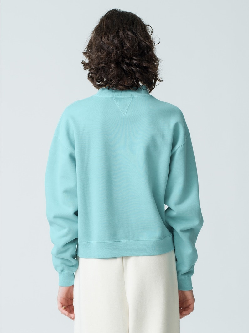 Mock Neck Sweat Shirt 詳細画像 blue 3