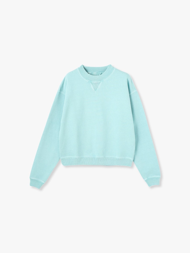 Mock Neck Sweat Shirt 詳細画像 blue 4