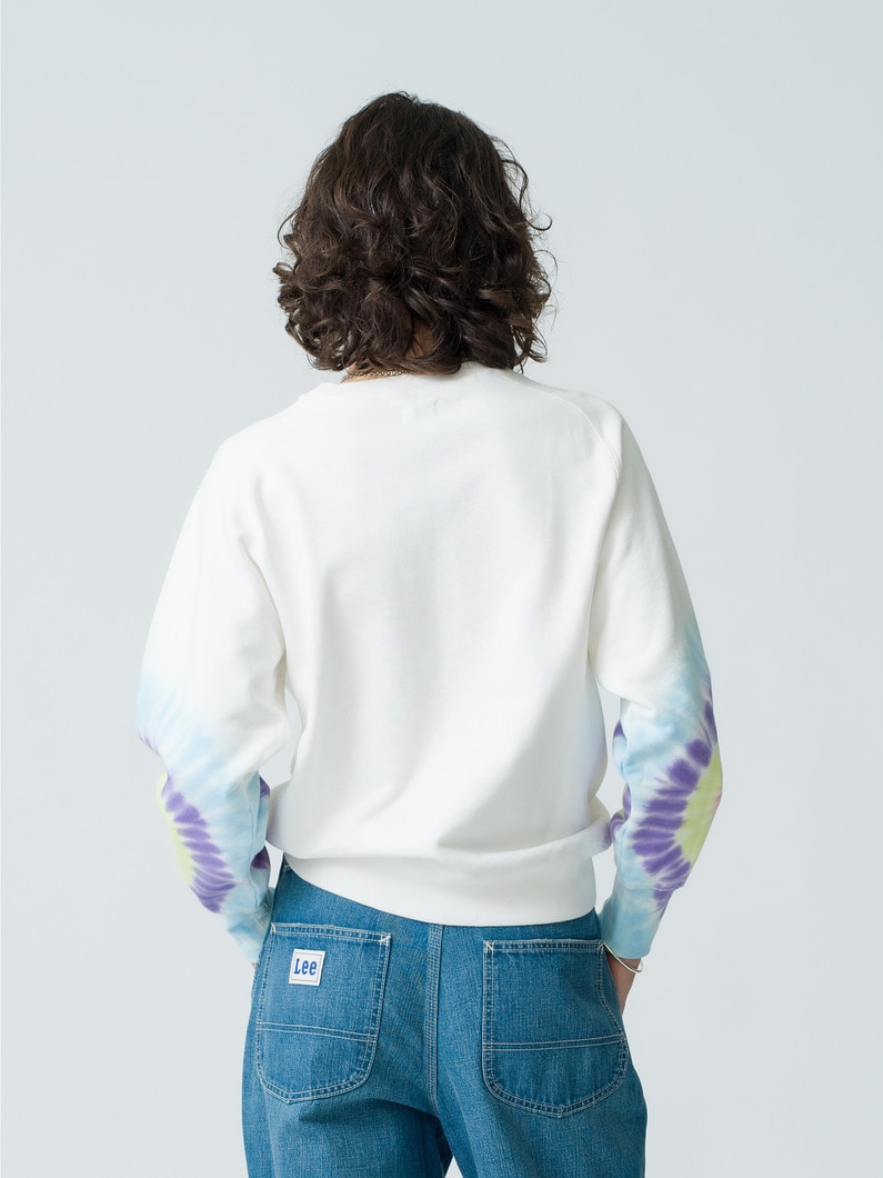 Heart Tie Dye Sweat Pullover 詳細画像 white 4