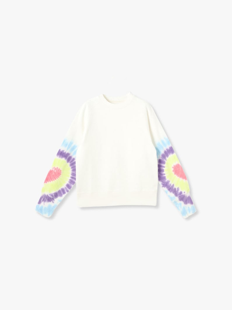 Heart Tie Dye Sweat Pullover 詳細画像 white 7