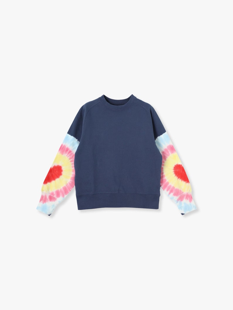 Heart Tie Dye Sweat Pullover 詳細画像 navy 2