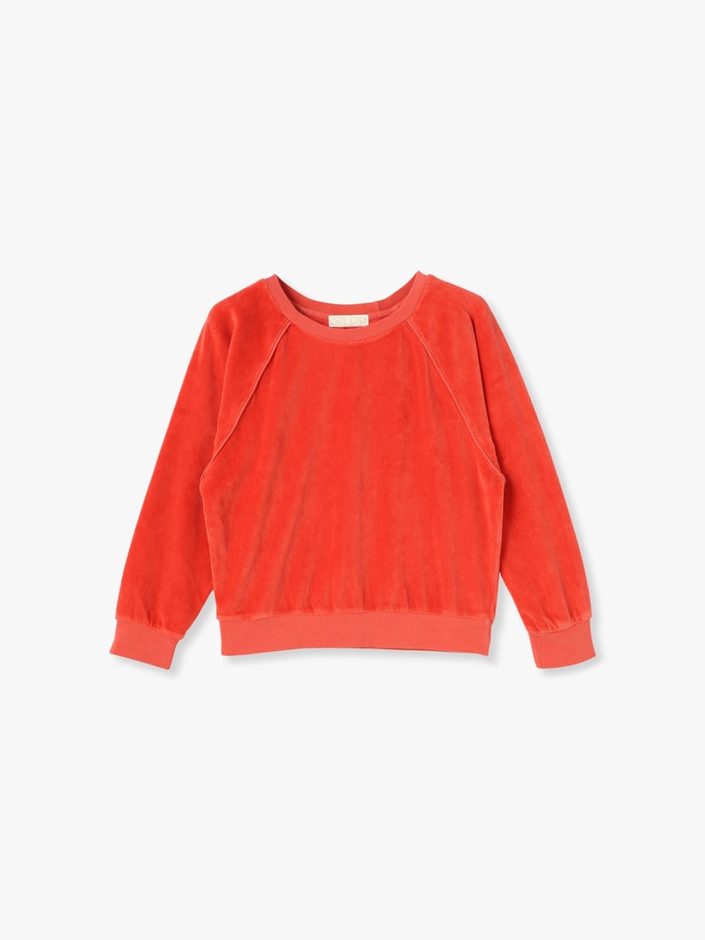 Saba Raglan Sleeve Top 詳細画像 red