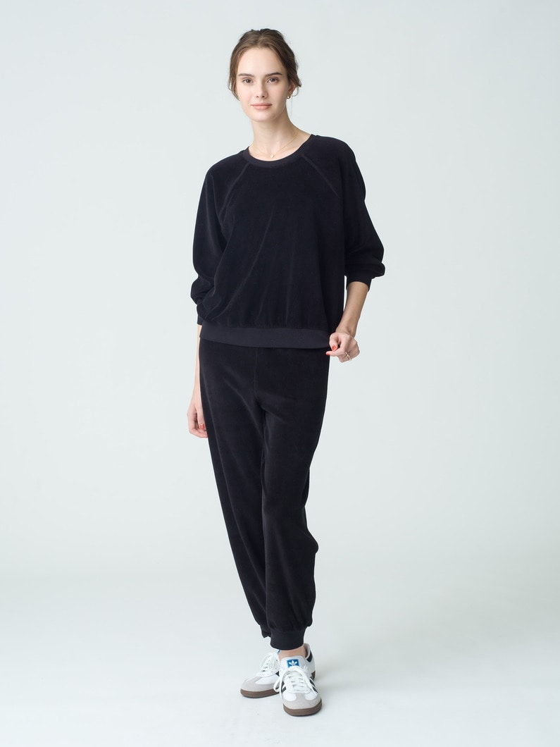 Samos Oversized Sweat Shirt 詳細画像 black 3