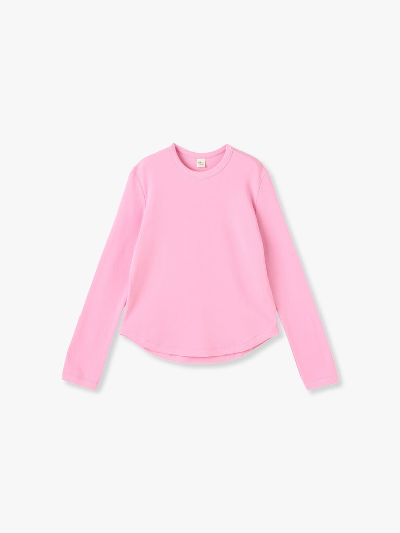 Organic Cotton Smooth Pullover 詳細画像 pink 1