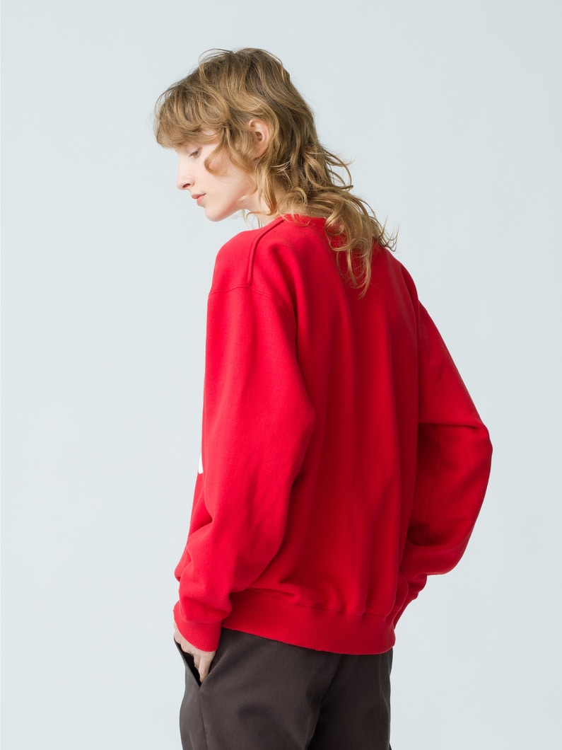 Animal Letter Sweat Pullover (red/green/gray) 詳細画像 red 4