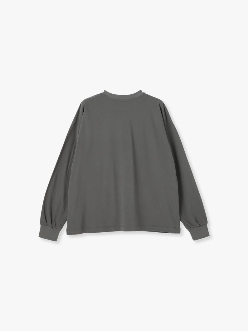 Fresca Nuback Long Sleeve Tee 詳細画像 charcoal gray 1