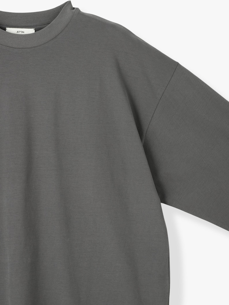 Fresca Nuback Long Sleeve Tee 詳細画像 charcoal gray 2