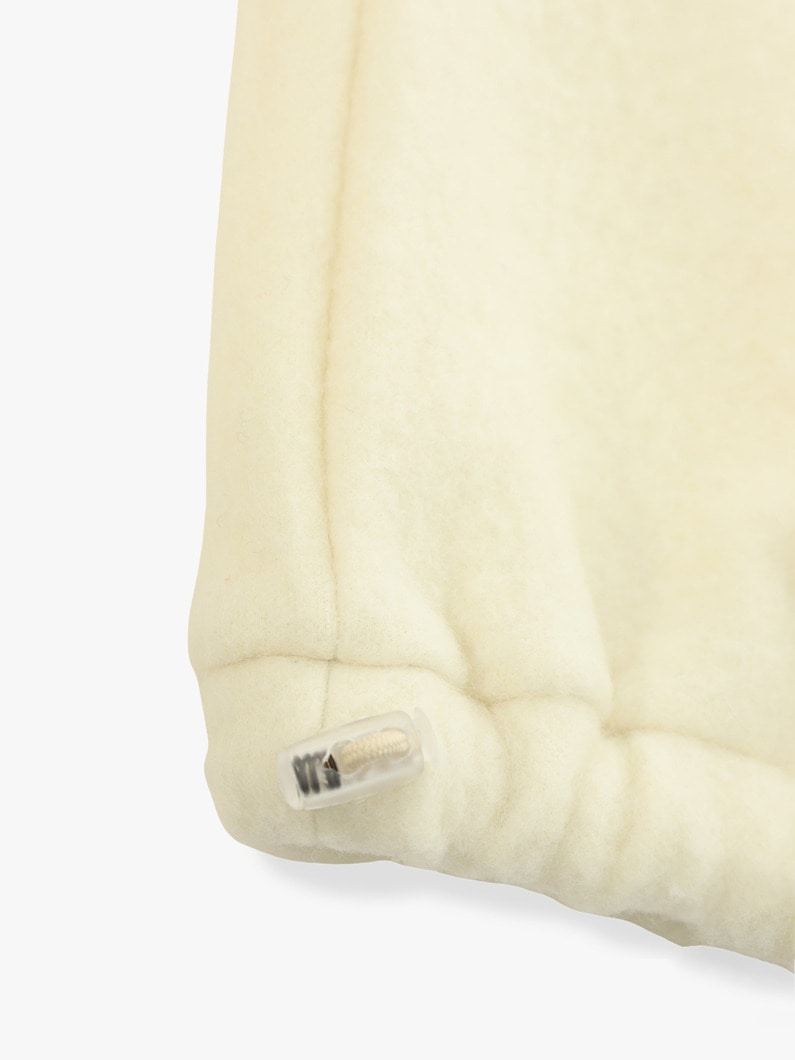 Fleece Half Zip Hoodie (off white) 詳細画像 off white 3