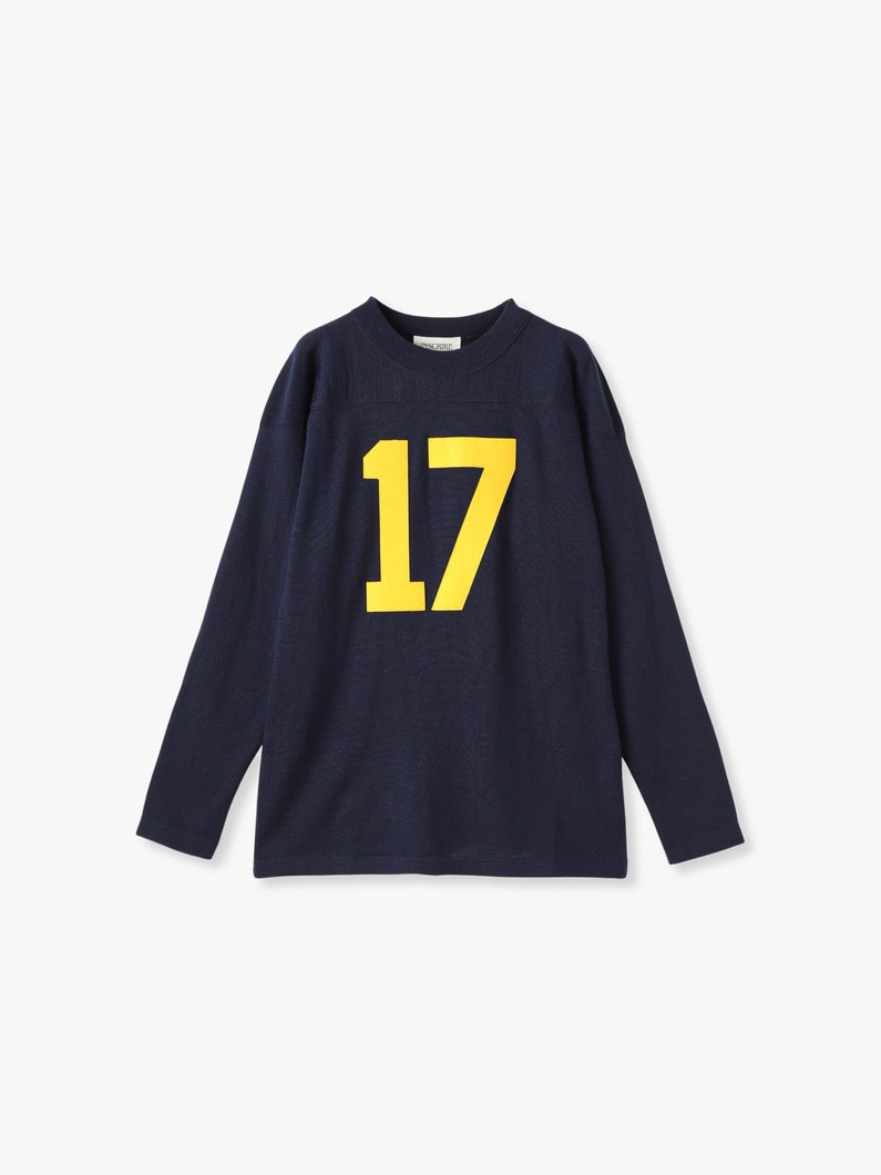 Football Long Sleeve Tee 詳細画像 navy 1